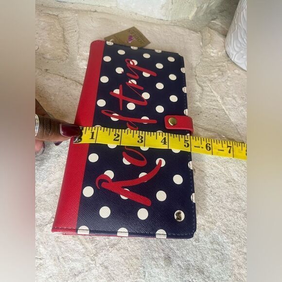 Joules “Road Trip” Navy/red/white highflyer travel wallet NWT - Picture 6 of 7